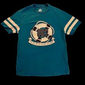 Juicy Couture Blue Graphic T-Shirt